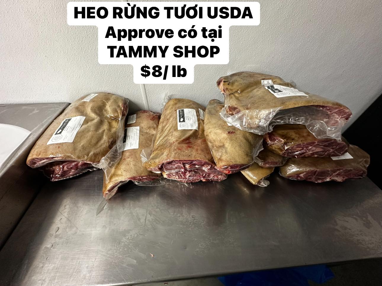 Heo rừng tươi USDA (lb)