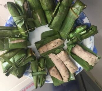 Chả Huế mini gói lá chuối 10 cây