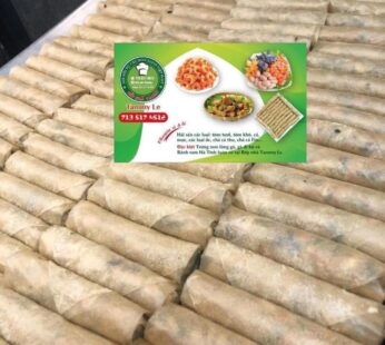 Chả giò ram Hà Tĩnh nhân tôm cua thịt 50 cuốn.